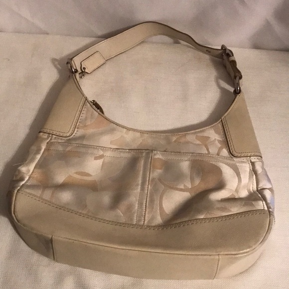 Coach Hampton leather optic jacquard purse - Picture 2 of 8